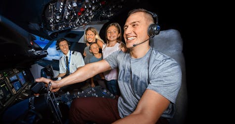 Experiência de voo virtual do Boeing 737